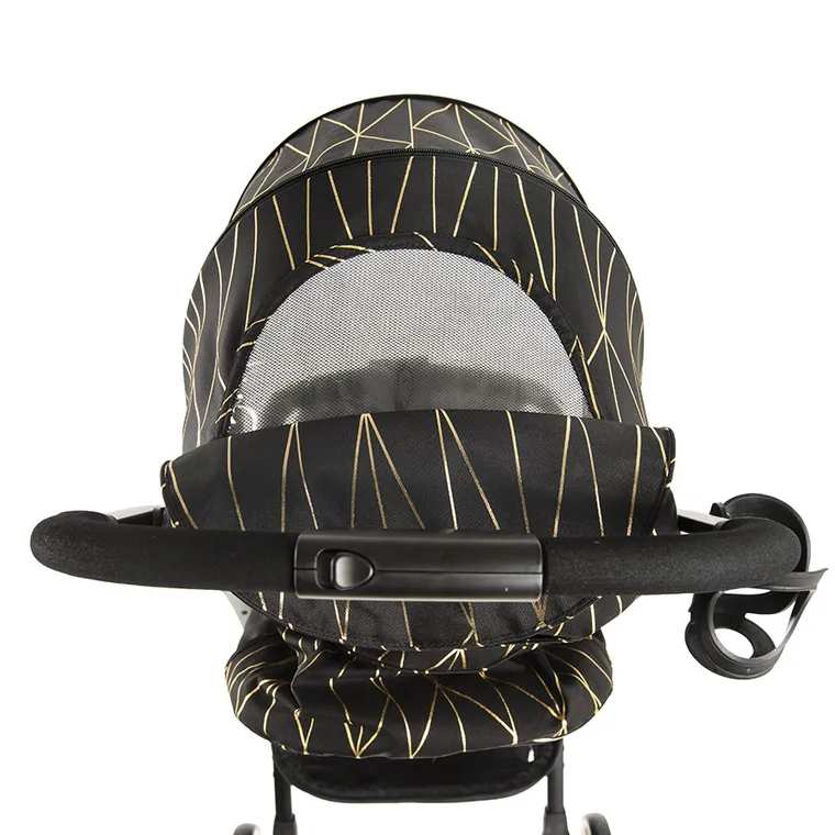 Smiki, Thunder Pro, carucior sport, negru-auriu