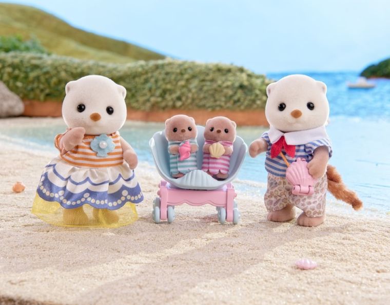 Sylvanian Families, Familia vidrelor de mare, set de figurine, 5803