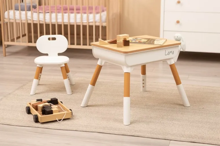 Toyz, Lara, masa si scaun pentru copii, lemn