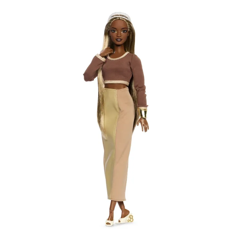Barbie, You Create Barbie Basics, papusa de colectie, set 002