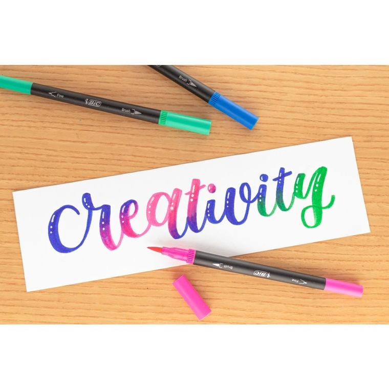 Bic, Intensity Dual Tip, marker dublu cu atui, 6 buc.