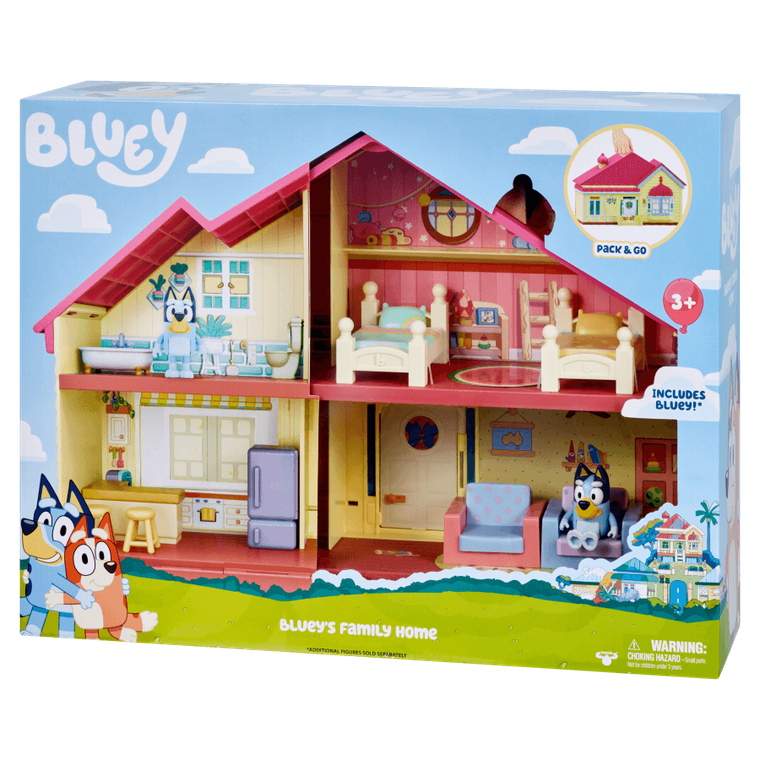Bluey, Casa parinteasca, set cu figurine