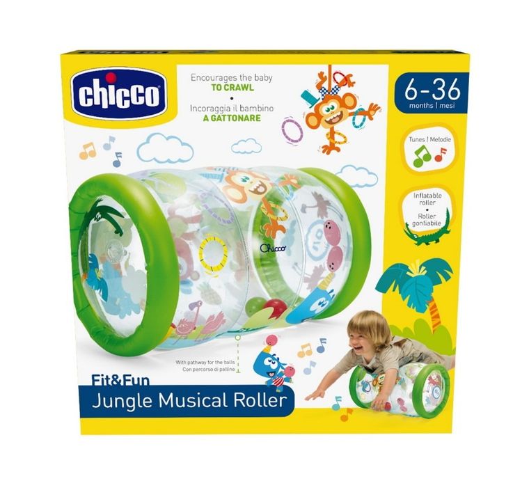 Chicco, Jungle Musical Roller, jucarie muzicala gonflabila