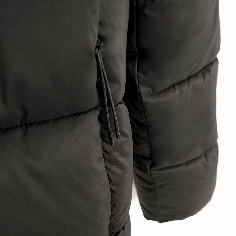 Geaca neagra calduroasa cu gluga NOWEAR