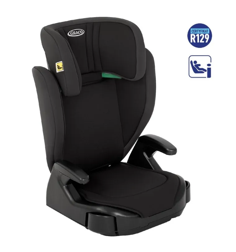 Graco, Junior Maxi, I-Size R129, scaun auto, Midnight, 100-150 cm