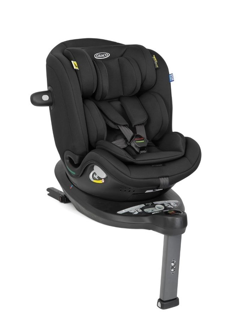 Graco, Turn2Me Grow, I-Size, scaun auto, rotativ 360°, Midnight, 40-105 cm