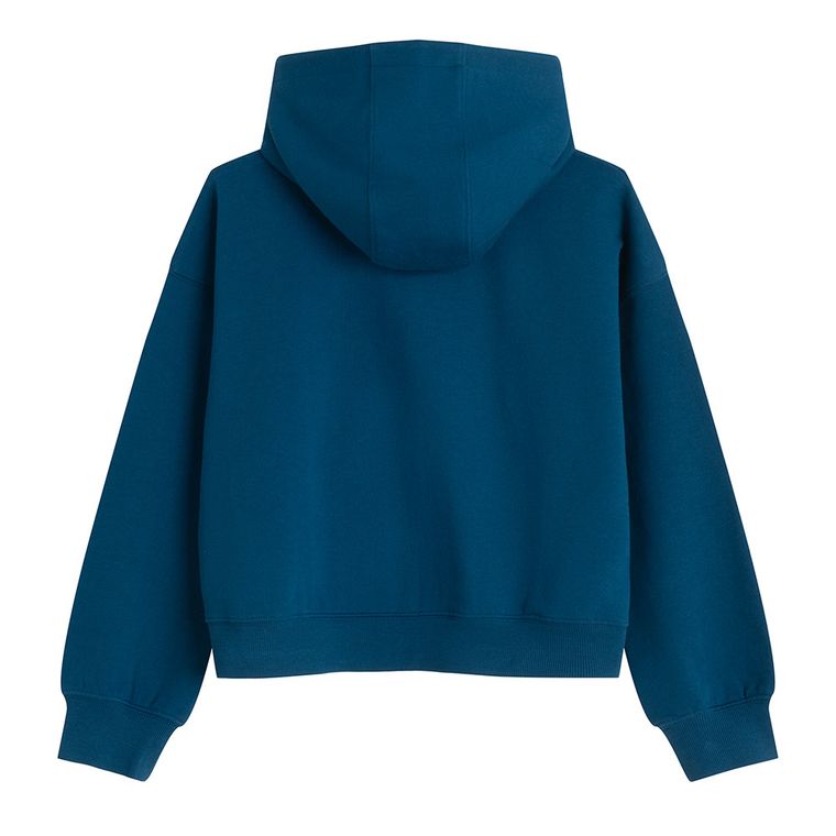Hanorac cu fermoar si croiala crop NOWEAR