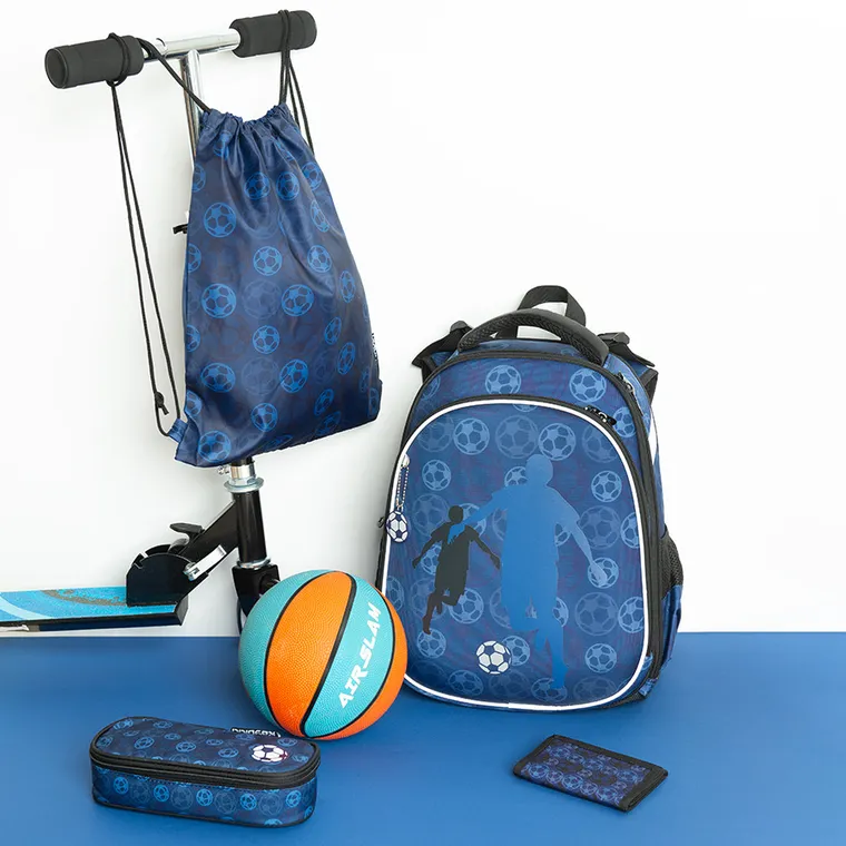 Kayokki, rucsac pentru scoala cu 1 compartiment, fotbal