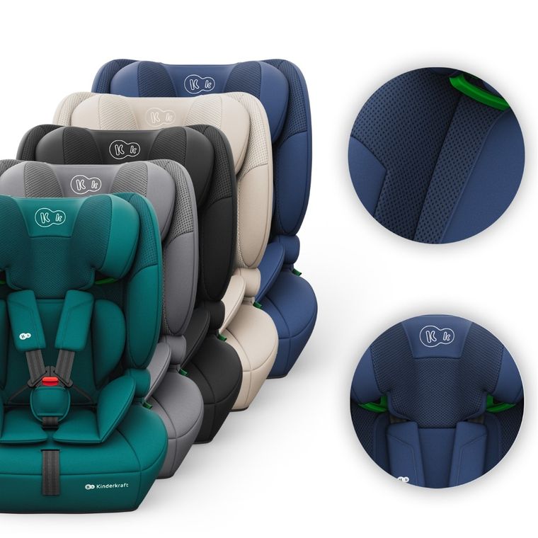 Kinderkraft, Comfort Up 2 Plus, i-Size, scaun auto, navy, 100-150 cm