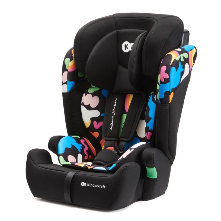 Kinderkraft, Comfort Up, I-size, scaun auto, 76-150 cm, Happy Shapes