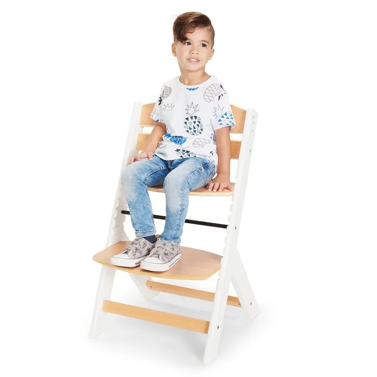 Kinderkraft, Enock, scaun pentru hranire copii 3in1, negru