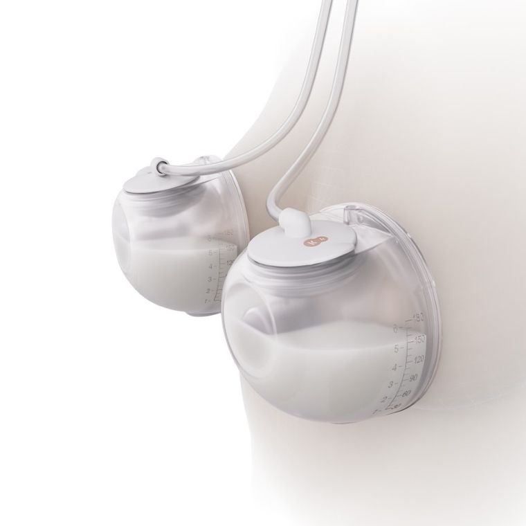 Kinderkraft, Hands-Free, pompa electrica dubla pentru san GentleFlow, Gold