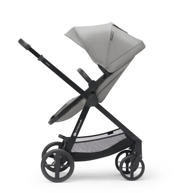 Kinderkraft, Newly 3in1 Mink Pro, carucior multifunctional 3in1, Moonlight Grey