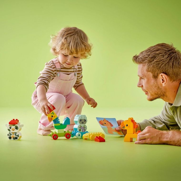 LEGO DUPLO, Tren cu animale, 10412