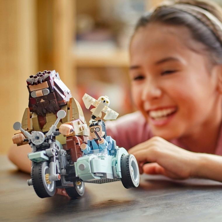 LEGO Harry Potter, Hagrid si Harry intr-o tura cu motocicleta, 76443