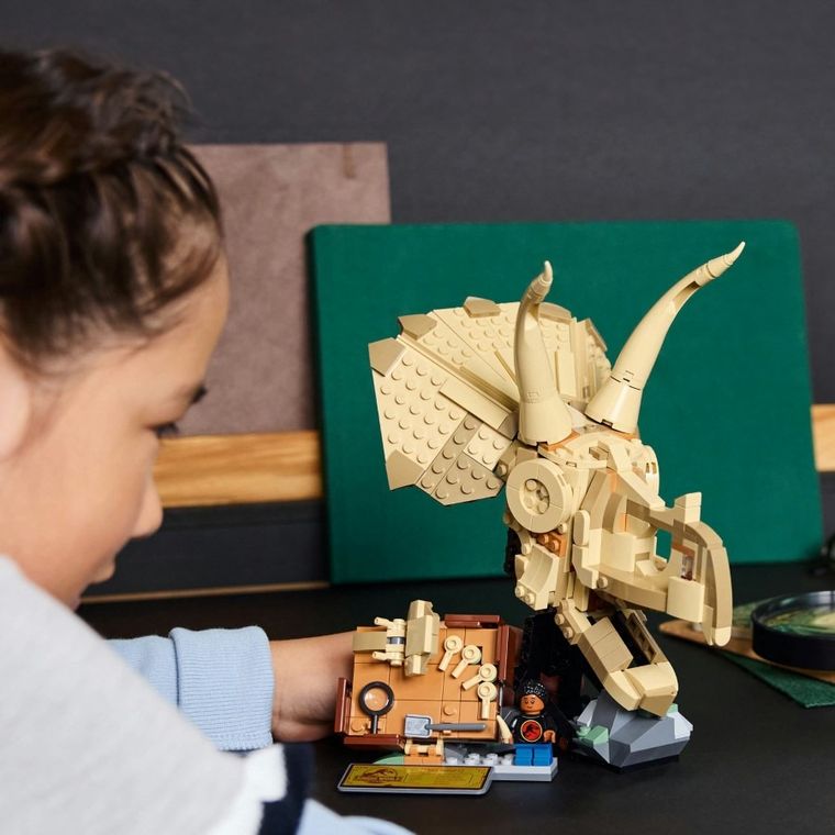 LEGO Jurassic World, Fosile de dinozaur: craniu de Triceratops, 76969