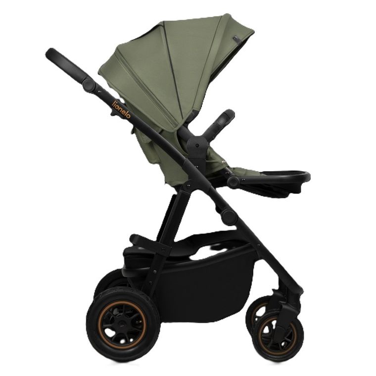 Lionelo, Amber Plus, carucior multifunctional 3in1, Green Forest