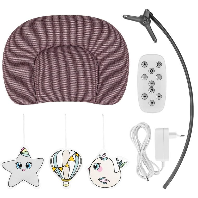 Lionelo, Blossom, leagan electric, Pink Mauve