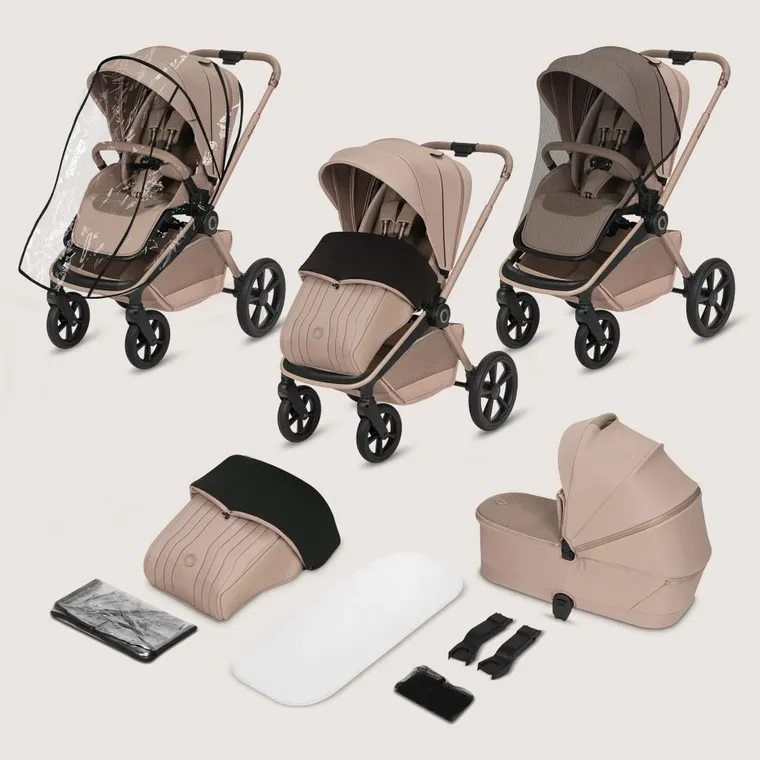 Lionelo, Freya, carucior multifunctional 3in1, Beige Sand