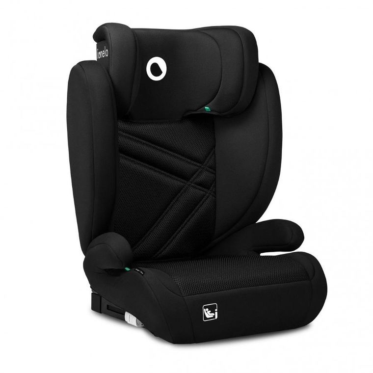 Lionelo, Hugo, I-size, scaun auto, 100-150 cm, Black Carbon