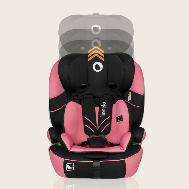 Lionelo, Levi One i-Size, scaun auto, Pink Rose, 76-150 cm