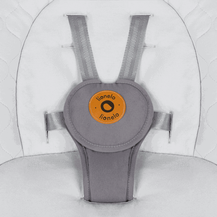 Lionelo, Mell, leagan ergonomic, Grey Stone