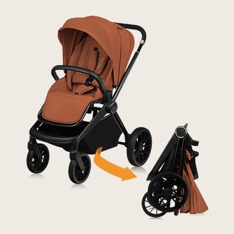 Lionelo, Mika Plus, carucior multifunctional, Brown Rust
