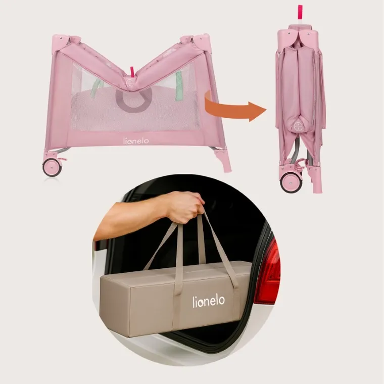 Lionelo, Mille Plus, parcul de joaca pentru copii, Pink