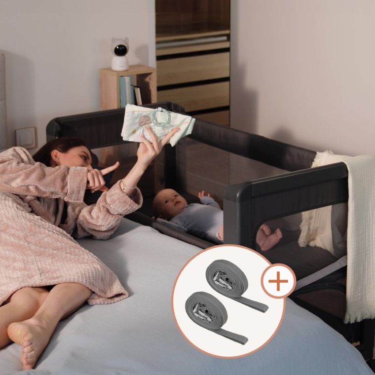 Lionelo, Patty, patut multifunctional 5in1, Grey Graphite