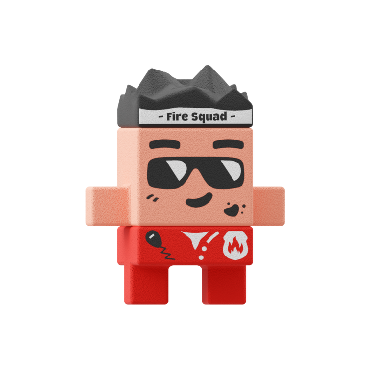Marioinex, Mini Waffle, City, Statia de pompieri, set de constructie, 280 piese