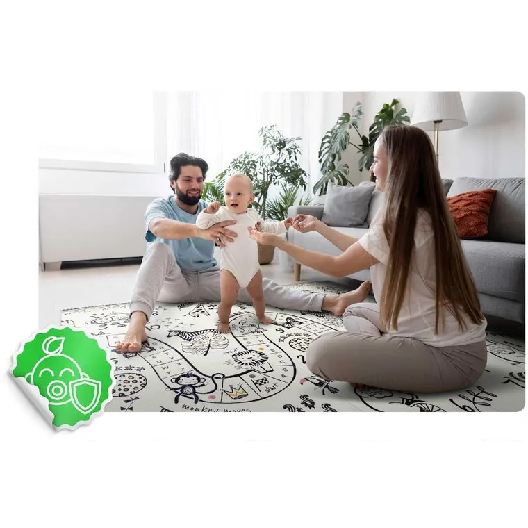 Nukido, covoras, tatami pliabil din spuma, 200-150-1 cm