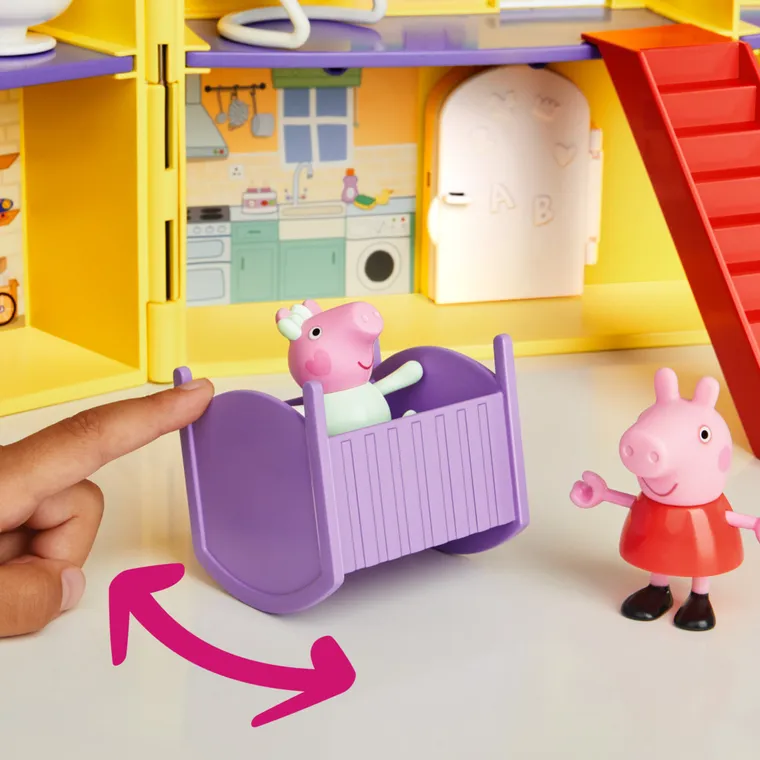 Peppa Pig, Big Peppa Family House, set de joaca cu figurine si accesorii