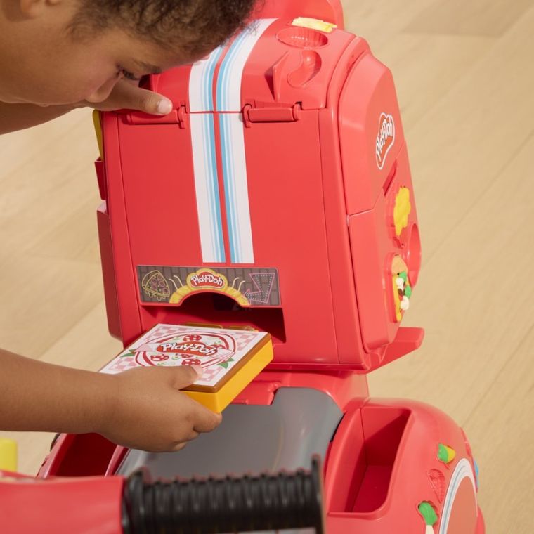 Play-Doh, Pizza delivery scooter, set creativ cu plastilina