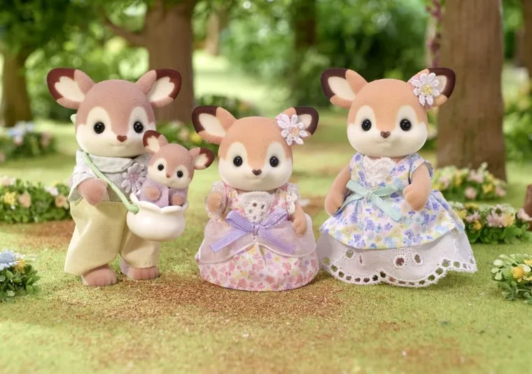 Sylvanian Families, Familia de caprioare, set de figurine, 5799