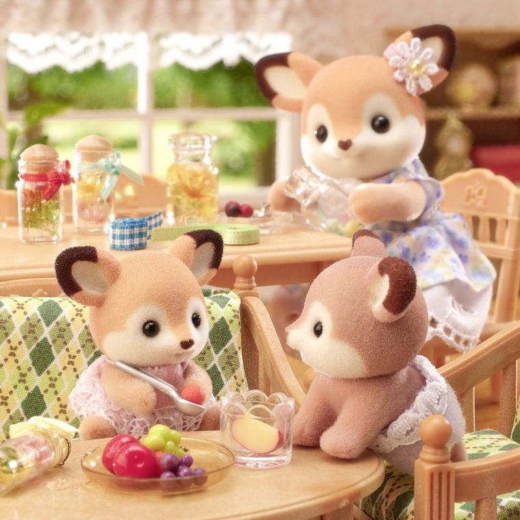 Sylvanian Families, Gemenii din familia caprioarelor, set de figurine, 5800