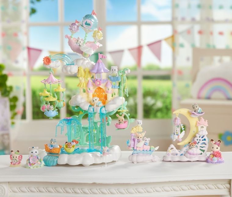 Sylvanian Families, Parada in nori, set cu figurina, 5816