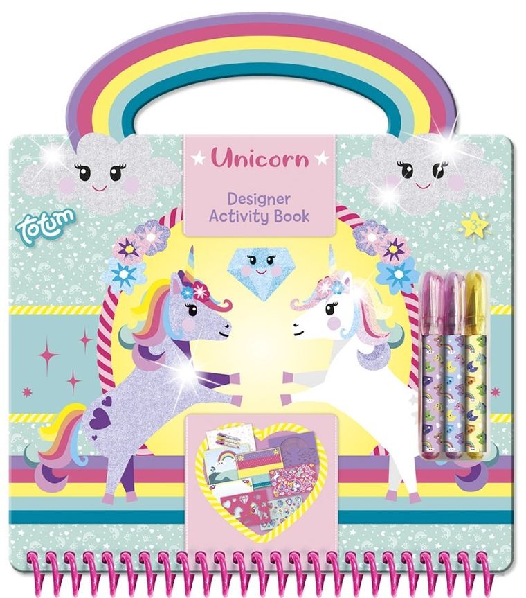 Totum, Unicorn, Designer Activity Book, set creativ