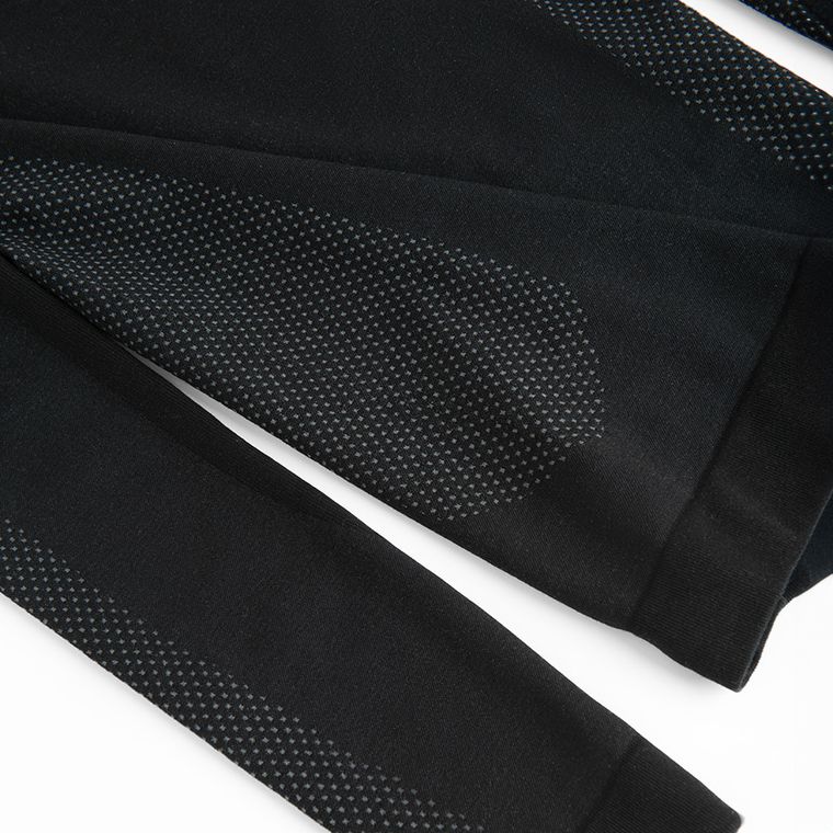 Tricou termoactiv negru cu adaos de lana NOWEAR