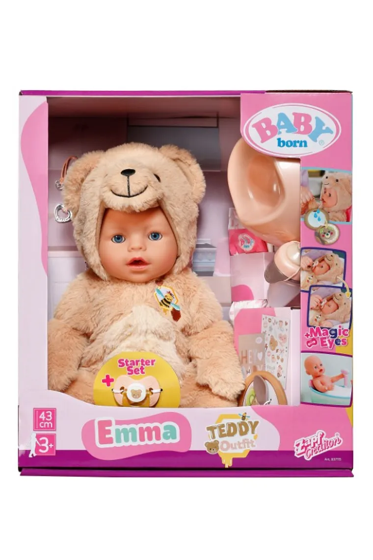 Baby Born, papusa Emma, 43 cm