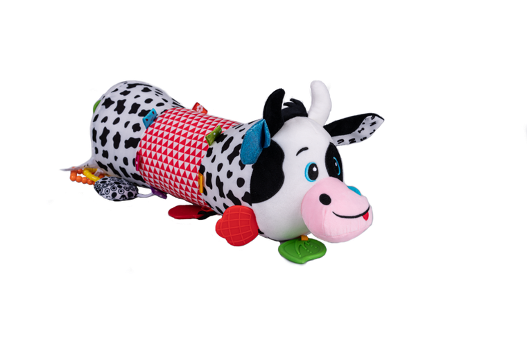 Balibazoo, Vacuta in forma cilindrica, agatatoare, jucarie pentru bebelusi