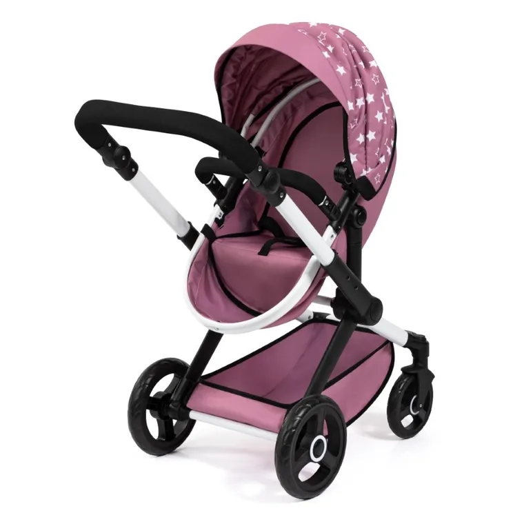 Bayer Design, Xeo, carucior multifunctional pentru papusi, roz