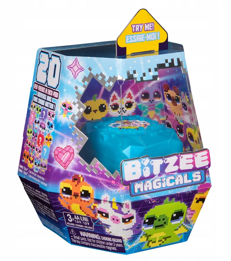 Bitzee, Animalut digital, jucarie interactiva, albastru