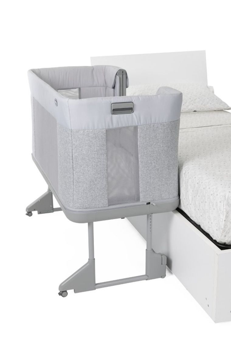 Chicco, Co-Sleeping Next2me, Forever, patut atasabil, Ash Grey
