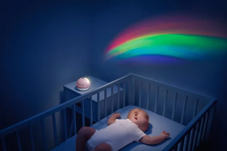 Chicco, First Dreams, Rainbow, Carusel pentru patut 3in1, roz