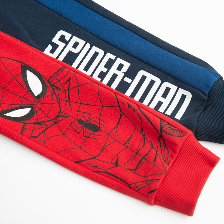 Cool Club, Pantaloni trening pentru baieti, mix, imprimeu Spider-Man, set, 2 buc.