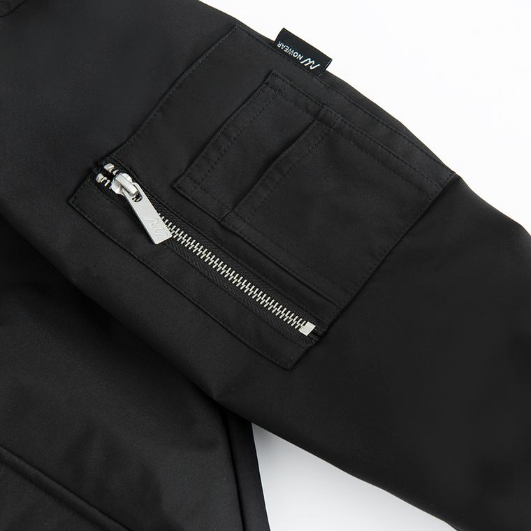 Geaca de tranzitie bomber cu gluga detasabila unisex NOWEAR