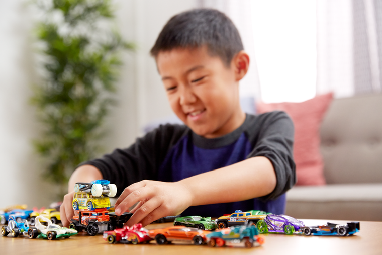 Hot Wheels, set cu 10 masinute