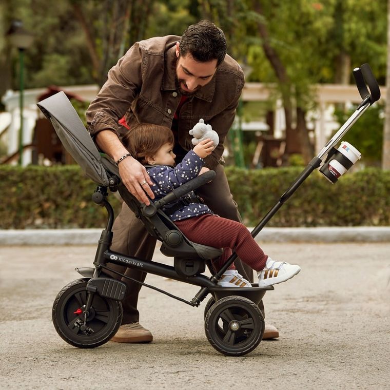 Kinderkraft, Aston 2 Plus, tricicleta 6in1, verde