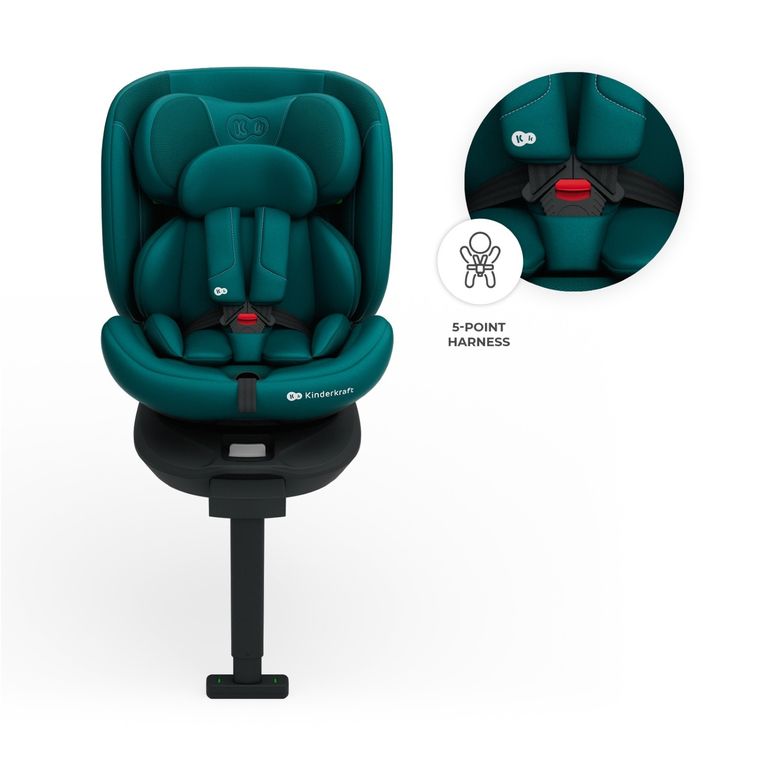Kinderkraft, I-360 2 Plus, scaun auto, i-Size, verde, 40-150 cm