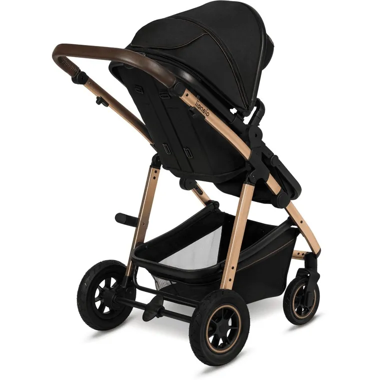 Lionelo, Amber, carucior multifunctional 3in1, Black Onyx